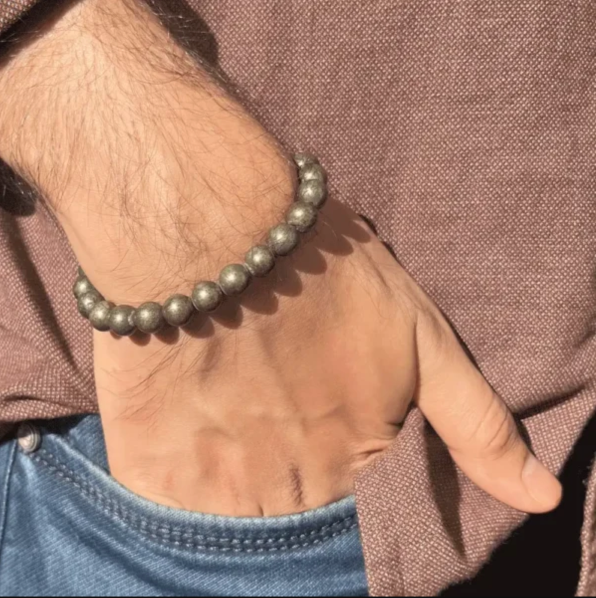 Natural Pyrite Bracelet